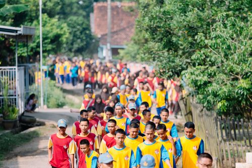 Kegiatan Jalan Santai Smk Tunas Harapan Pati 