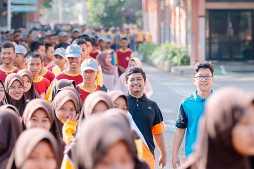 Kegiatan Jalan Santai Smk Tunas Harapan Pati 